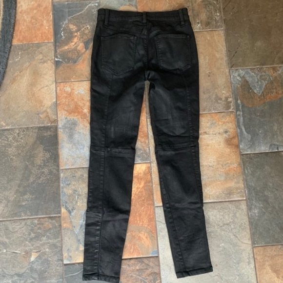 Free People Jillian Coated Low Rise Jeans - Picture 5 of 7